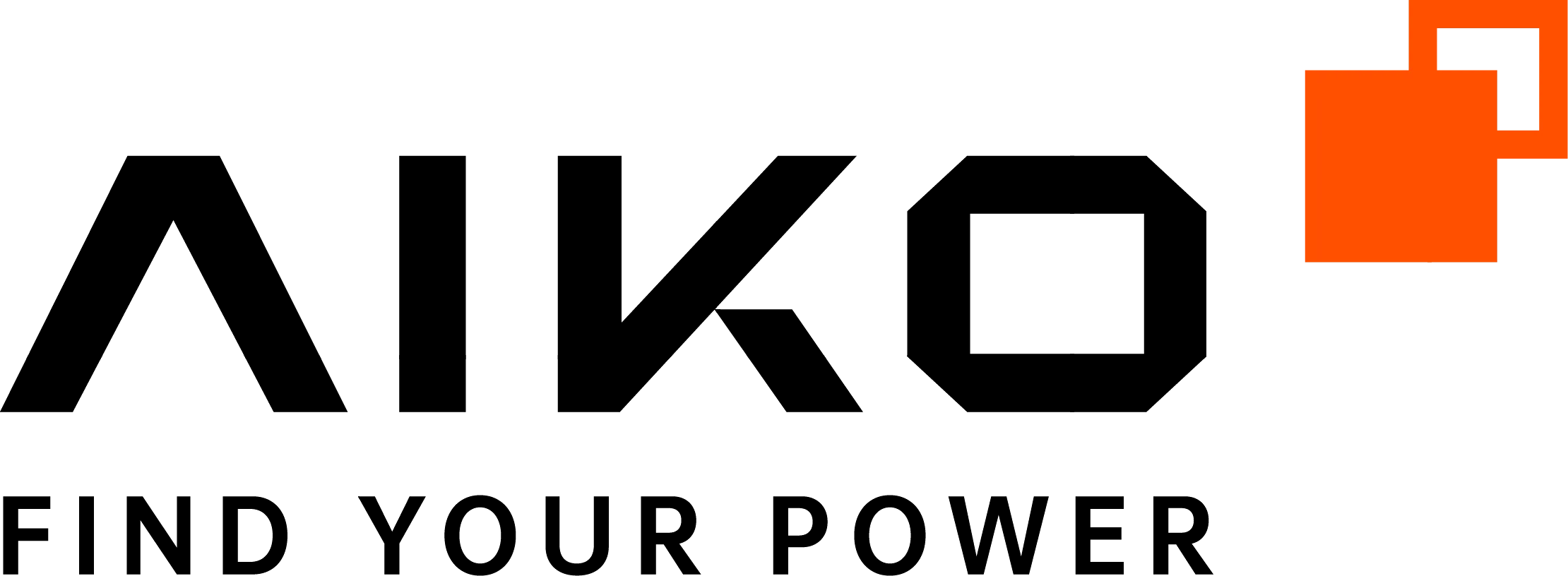 Aiko logo black - 爱旭logo&标语组合_反白_英文_RGB - Ross Crawford - black