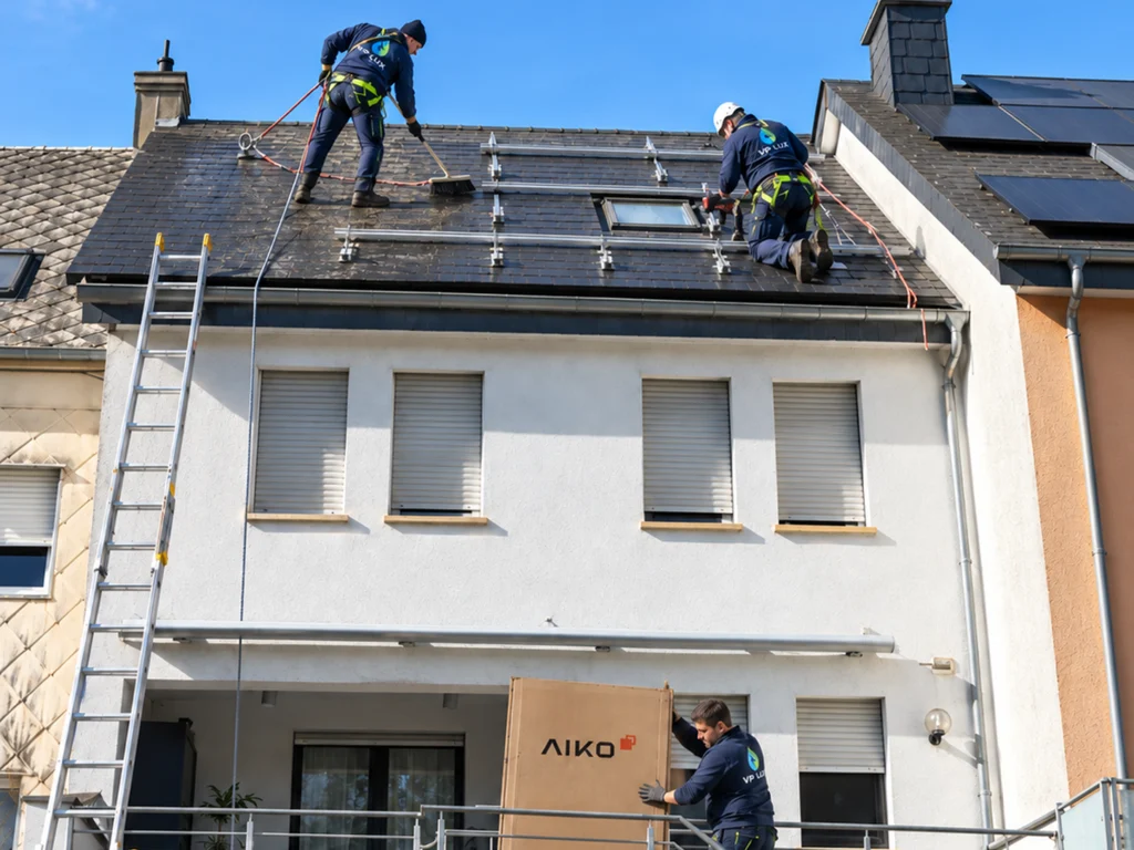 Preparation toiture solaire